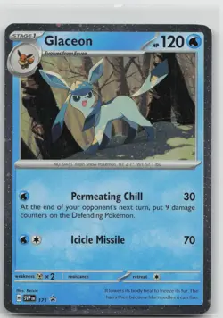Glaceon - (Cosmos Holo) 171 SV: Scarlet & Violet Promo Cards Holo - A - Image 1