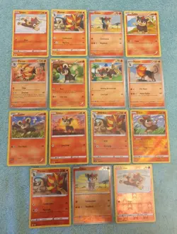 LITLEO & PYROAR BUNDLE OF POKEMON CARDS - Image 1
