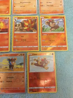 LITLEO & PYROAR BUNDLE OF POKEMON CARDS - Image 5