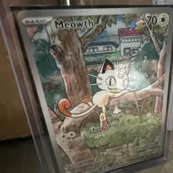 Pokemon Meowth & Eevee 2025 Basic Holo English Card Lot - Image 3