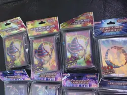Yu-Gi-Oh! Lot of 8 Packs with 50 Sleeves Konami Card Protectors - Image 2