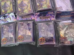 Yu-Gi-Oh! Lot of 8 Packs with 50 Sleeves Konami Card Protectors - Image 3