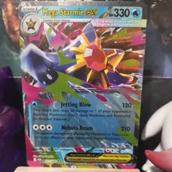 Mega Starmie Ex - POR 021/088 - Perfect Order - Pokemon Card - Image 1