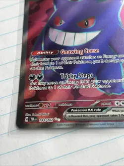 Pokemon TCG Gengar EX Temporal Forces Ultra Rare Card 193/162 Scarlet & Violet - Image 2