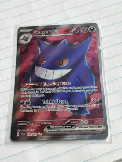 Pokemon TCG Gengar EX Temporal Forces Ultra Rare Card 193/162 Scarlet & Violet - Image 3