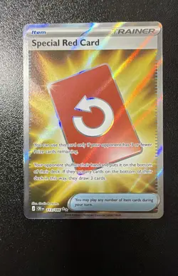 Special Red Card 113/086 Me04: Chaos Rising Holo - Image 1