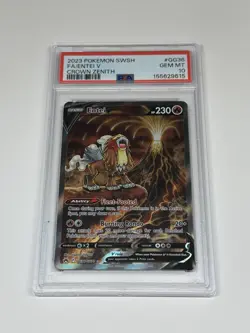 Pokemon Card Entei V GG36/GG70 Crown Zenith Galarian Gallery PSA 10 GEM MINT - Image 1