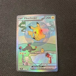 Pokemon Bubble Pikachu Special Doujin Art Textured Holo Card - Image 1