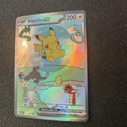 Pokemon Bubble Pikachu Special Doujin Art Textured Holo Card - Image 2