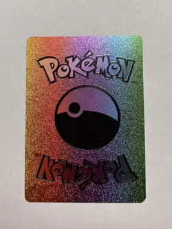 Pikachu Mega Lucario Tag Cosplay Rainbow Foil Fan Art Display Card NM/M - Image 2