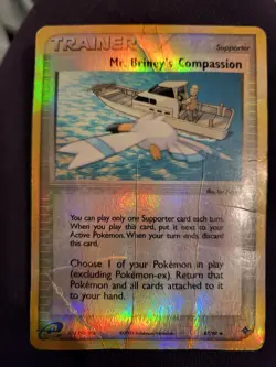 2003 Pokemon TCG Mr. Briney's Compassion 87/97 Suoport Card Flawed - Image 1