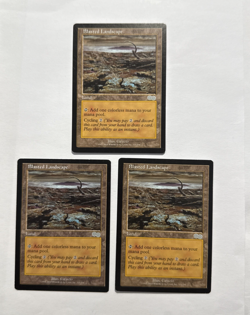 Blasted Landscape 3 - Magic the Gathering MtG - Urza's Saga - LP/MP - Image 1