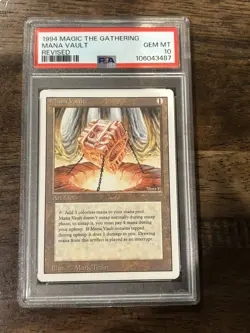 1994 MTG REVISED MANA VAULT PSA 10 MAGIC THE GATHERING - Image 1