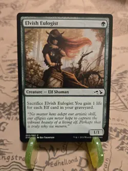 MTG Elvish Eulogist Duel Decks: Anthology Regular Common LP - Image 1