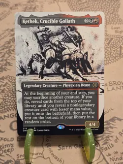 MTG Kethek, Crucible Goliath Phyrexia: All Will Be One Regular Showcase Rare NM - Image 1