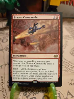 MTG Brazen Cannonade Jumpstart 2022 Regular Rare NM - Image 1