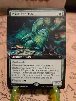 MTG Printlifter Ooze Commander: Murders at Karlov Manor Regular Extended Art NM - Image 1