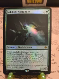 MTG Jadelight Spelunker The Lost Caverns of Ixalan Foil Rare NM - Image 1
