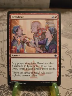 MTG Browbeat The List Reprints Regular Uncommon NM - Image 1