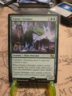 MTG Topiary Stomper Foundations Jumpstart Regular Rare NM - Image 1