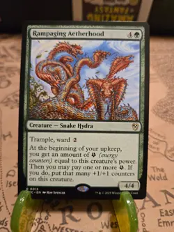 MTG Rampaging Aetherhood Commander: Aetherdrift Regular Rare NM - Image 1