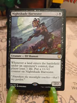 MTG Nightshade Harvester Commander Legends Regular Rare NM - Image 1
