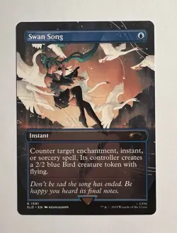 MTG Swan Song 1591 SLD Hatsune Mike Regular Near Mint Never Played - Image 1