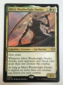Mirri, Weatherlight Duelist - CMM - 347 - NM - MTG - Image 1