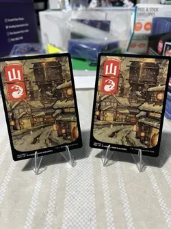 Mountain (300) - JP Full Art Kamigawa: Neon Dynasty Regular x2 Copies NM MTG - Image 1