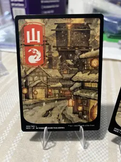 Mountain (300) - JP Full Art Kamigawa: Neon Dynasty Regular x2 Copies NM MTG - Image 2