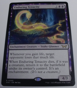 MTG Enduring Tenacity (95/501) Duskmourn House of Horror - Image 1