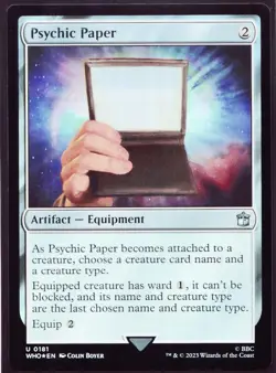 Psychic Paper - 181 Foil - MTG Doctor Who - Image 1