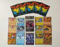 Legendary Birds Pokemon Card Bundle Articuno Zapdos Moltres Ho-Oh TCG Job Lot - Image 1