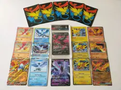 Legendary Birds Pokemon Card Bundle Articuno Zapdos Moltres Ho-Oh TCG Job Lot - Image 4