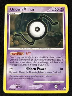 Pokemon UNOWN “S” Secret Wonders Rare 39/132 - Image 1