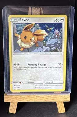 NM | Pokemon TCG | Eevee SM235 | Sun & Moon Promo| Holo | Black Star Promo - Image 1