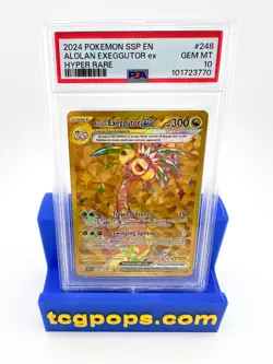 Pokemon Alolan Exeggutor ex Holo 248/191 Hyper Rare Surging Sparks GEM MT PSA 10 - Image 1
