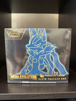 Pokemon Mega Evolution Lucario Pokemon Center PC ETB Elite Trainer Box SEALED - Image 1