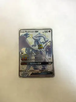 Shiny Reshiram GX SV51/SV94 Hidden Fates SV Shiny Holo Rare 2019 Near Mint - Image 1