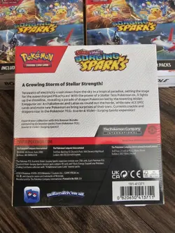 Pokemon Surging Sparks SV08 Booster Bundle TCG 6 packs New Sealed - Image 2