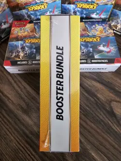 Pokemon Surging Sparks SV08 Booster Bundle TCG 6 packs New Sealed - Image 3