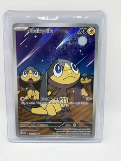 Helioptile 143/132 NM Pokemon TCG Illustration Rare Mega Evolution Holo 143/132 - Image 1