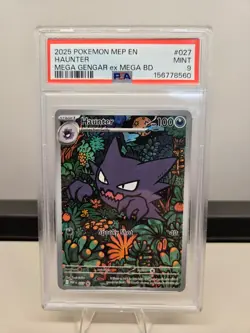 Pokemon Mega Evolution Battle Deck Black Star Promo #027 Haunter - PSA 9 - Image 1