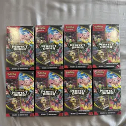 Pokemon TCG: Mega Evolution-Perfect Order 8 Booster Bundles New Sealed/ Case Box - Image 1