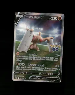Conkeldurr V 074/078 Ultra Rare Pokemon GO Pokemon Near Mint D-5 - Image 1