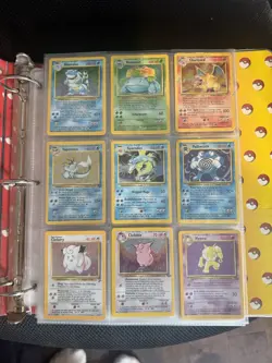 Full Pokemon Binder Collection Including Base Set Big 3 & Old school Halos! - Image 1