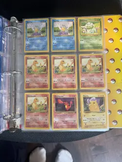 Full Pokemon Binder Collection Including Base Set Big 3 & Old school Halos! - Image 5
