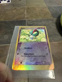 Pokemon TCG Ralts 67/109 Ruby and Sapphire Reverse Holo INDENTS, UPTURNED LIPS - Image 1