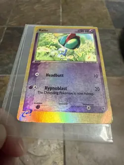 Pokemon TCG Ralts 67/109 Ruby and Sapphire Reverse Holo INDENTS, UPTURNED LIPS - Image 4