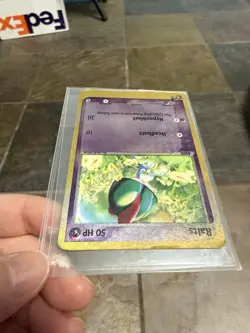 Pokemon TCG Ralts 67/109 Ruby and Sapphire Reverse Holo INDENTS, UPTURNED LIPS - Image 5
